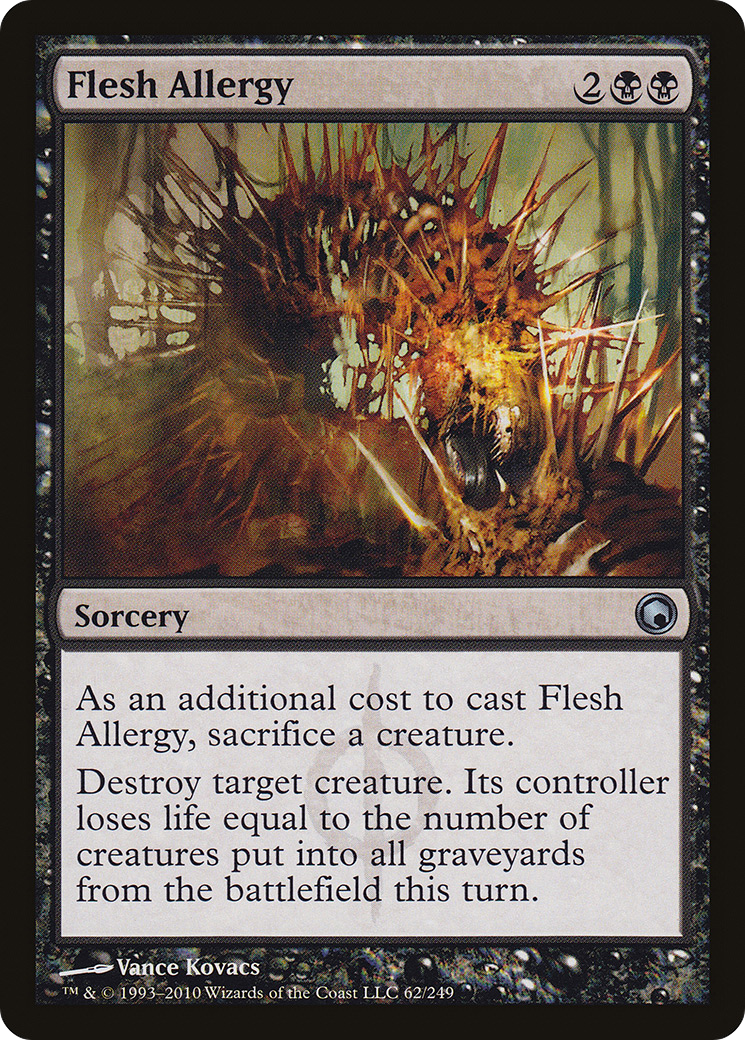 Flesh Allergy [Scars of Mirrodin] - The Mythic Store | 24h Order Processing