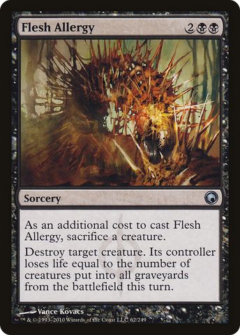 Flesh Allergy [Scars of Mirrodin] - The Mythic Store | 24h Order Processing