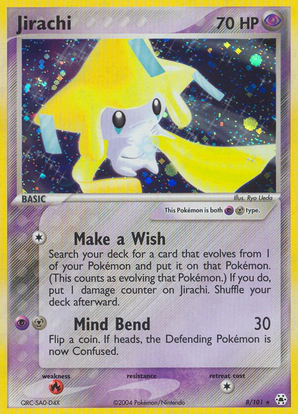 Jirachi (8/101) [EX: Hidden Legends] - The Mythic Store | 24h Order Processing