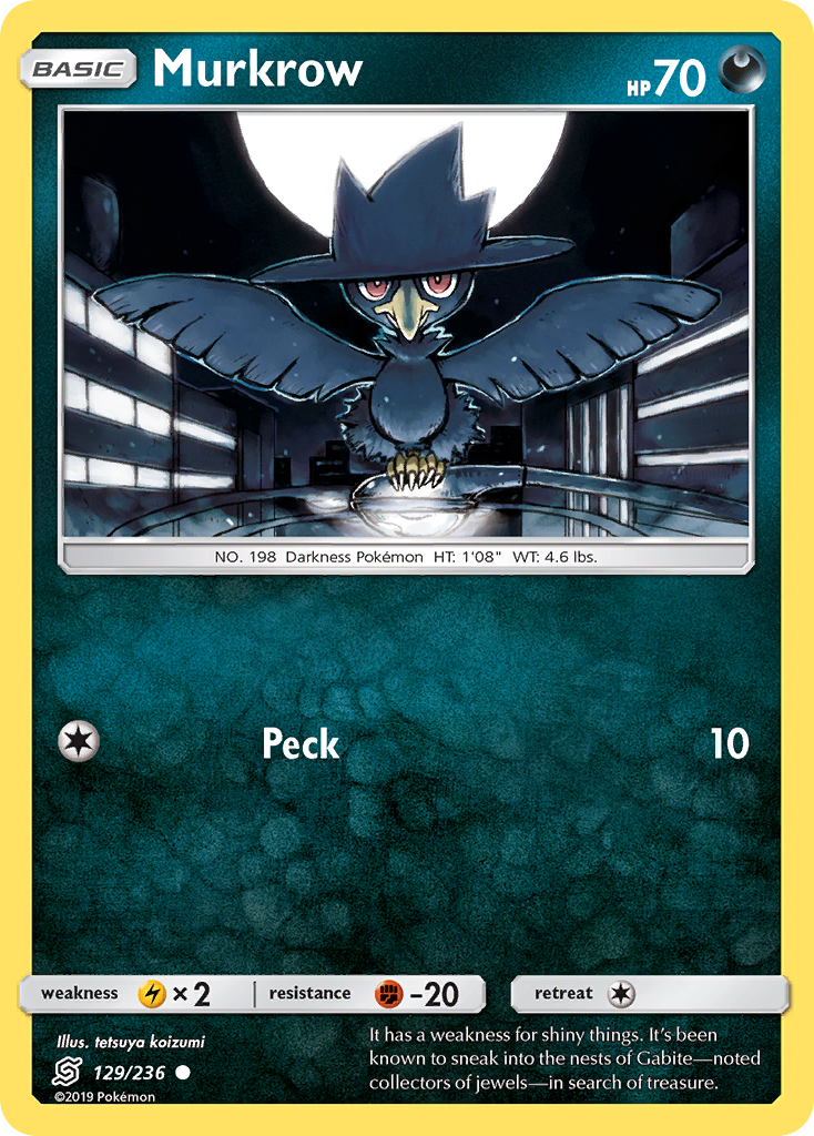 Murkrow (129/236) [Sun & Moon: Unified Minds] - The Mythic Store | 24h Order Processing