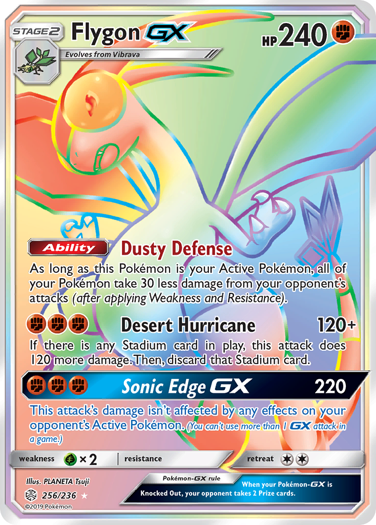 Flygon GX (256/236) [Sun & Moon: Cosmic Eclipse] - The Mythic Store | 24h Order Processing