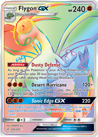 Flygon GX (256/236) [Sun & Moon: Cosmic Eclipse] - The Mythic Store | 24h Order Processing