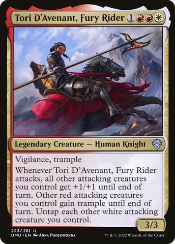 Tori D'Avenant, Fury Rider [Dominaria United] - The Mythic Store | 24h Order Processing