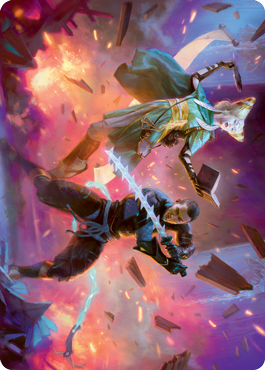 Explosive Entry Art Card [Kamigawa: Neon Dynasty Art Series] - The Mythic Store | 24h Order Processing