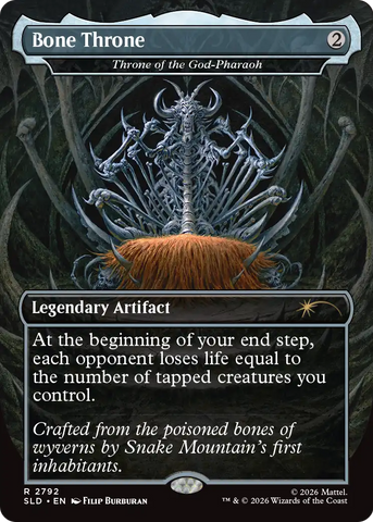 Bone Throne - Throne of the God-Pharaoh [Secret Lair Drop Series] - The Mythic Store | 24h Order Processing