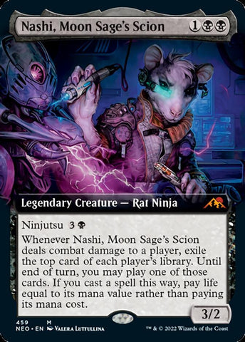 Nashi, Moon Sage's Scion (Extended Art) [Kamigawa: Neon Dynasty] - The Mythic Store | 24h Order Processing