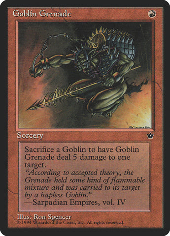Goblin Grenade (Ron Spencer) [Fallen Empires] - The Mythic Store | 24h Order Processing