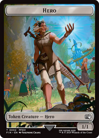 Hero (0002) // Copy (0001) Double-Sided Token [FINAL FANTASY Tokens] - The Mythic Store | 24h Order Processing