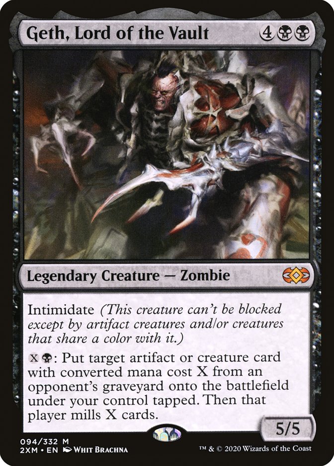 Geth, Lord of the Vault [Double Masters] - The Mythic Store | 24h Order Processing