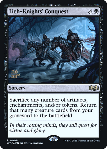 Lich-Knights' Conquest [Wilds of Eldraine Prerelease Promos] - The Mythic Store | 24h Order Processing