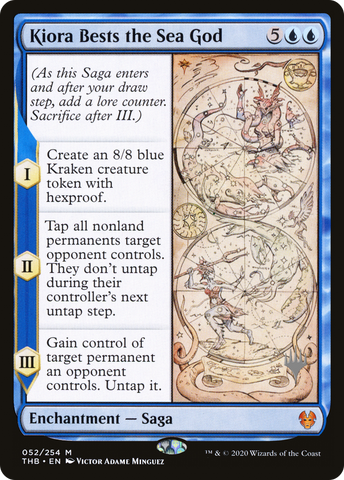 Kiora Bests the Sea God (Promo Pack) [Theros Beyond Death Promos] - The Mythic Store | 24h Order Processing