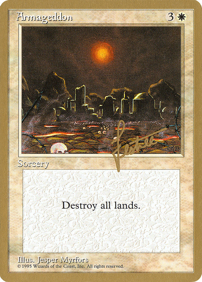 Armageddon (Bertrand Lestree) [Pro Tour Collector Set] - The Mythic Store | 24h Order Processing