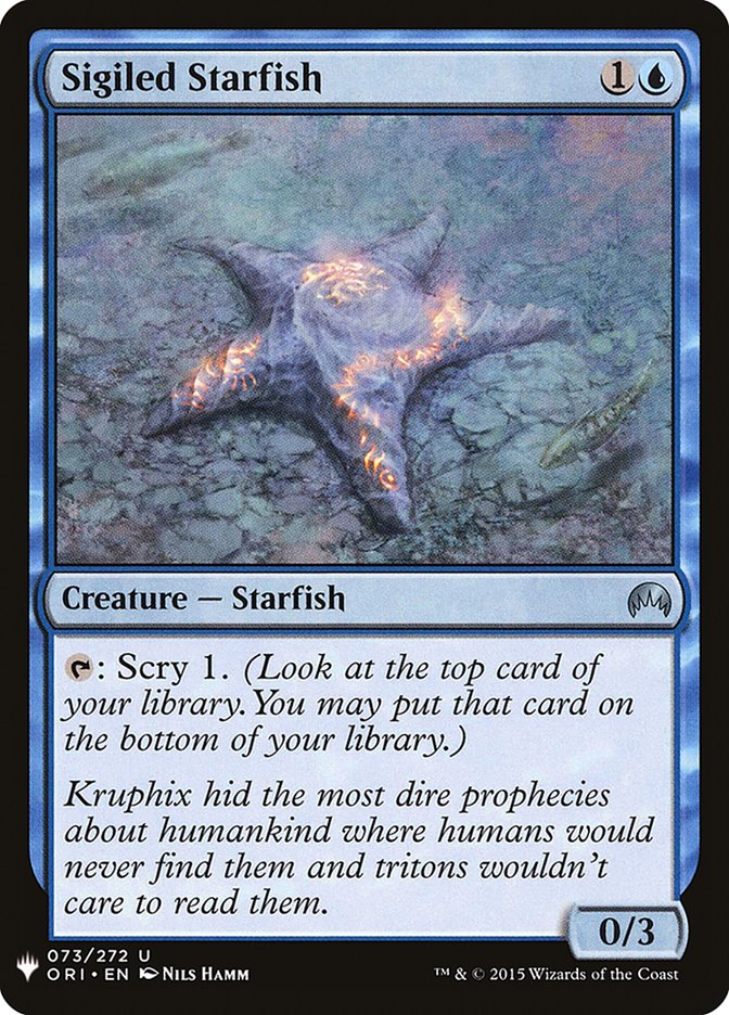 Sigiled Starfish [Mystery Booster] - The Mythic Store | 24h Order Processing