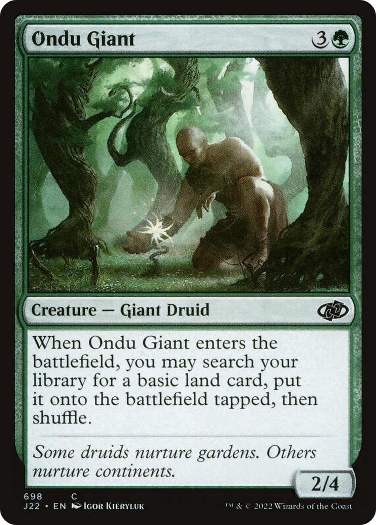 Ondu Giant [Jumpstart 2022] - The Mythic Store | 24h Order Processing
