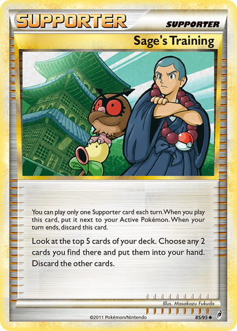 Sage's Training (85/95) [HeartGold & SoulSilver: Call of Legends] - The Mythic Store | 24h Order Processing