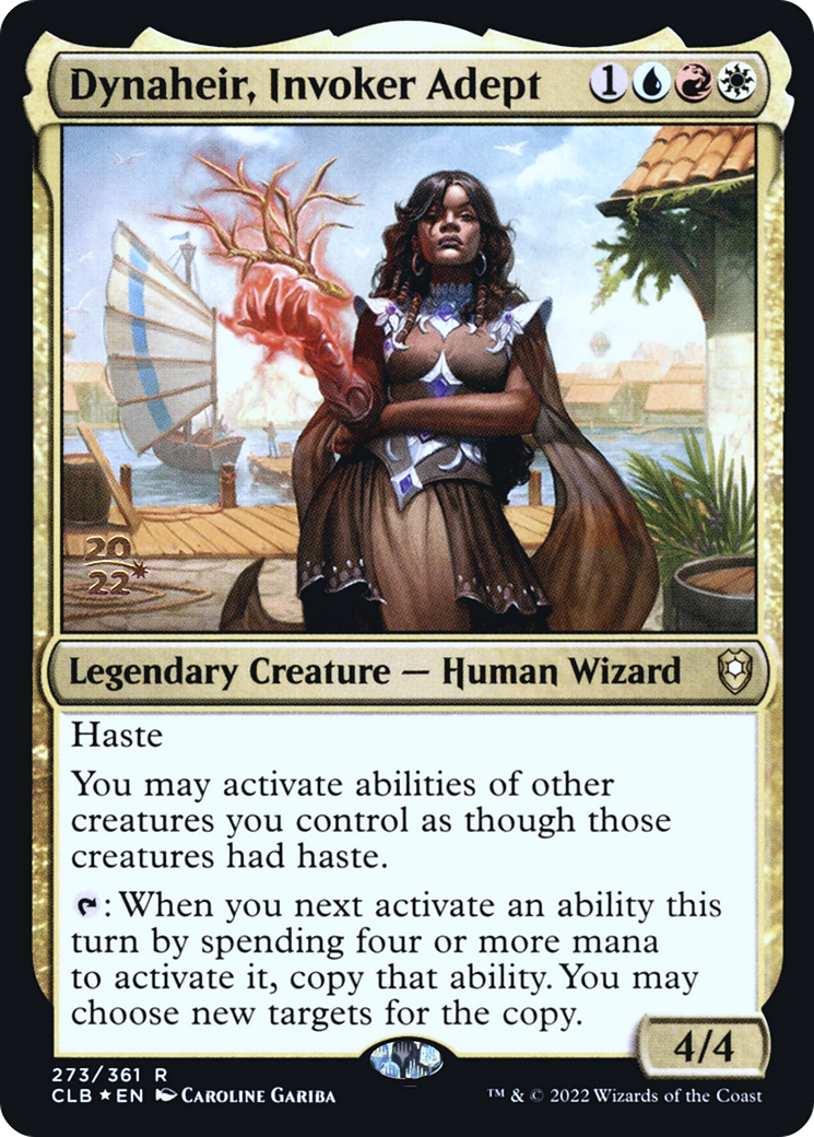 Dynaheir, Invoker Adept [Commander Legends: Battle for Baldur's Gate Prerelease Promos] - The Mythic Store | 24h Order Processing