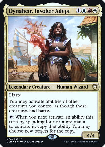 Dynaheir, Invoker Adept [Commander Legends: Battle for Baldur's Gate Prerelease Promos] - The Mythic Store | 24h Order Processing