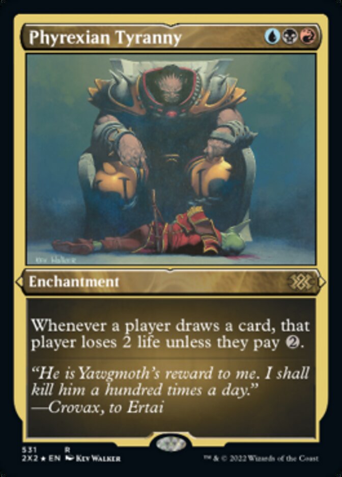 Phyrexian Tyranny (Foil Etched) [Double Masters 2022] - The Mythic Store | 24h Order Processing