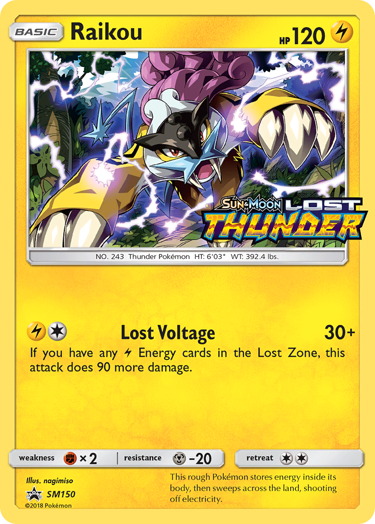 Raikou (SM150) [Sun & Moon: Black Star Promos] - The Mythic Store | 24h Order Processing