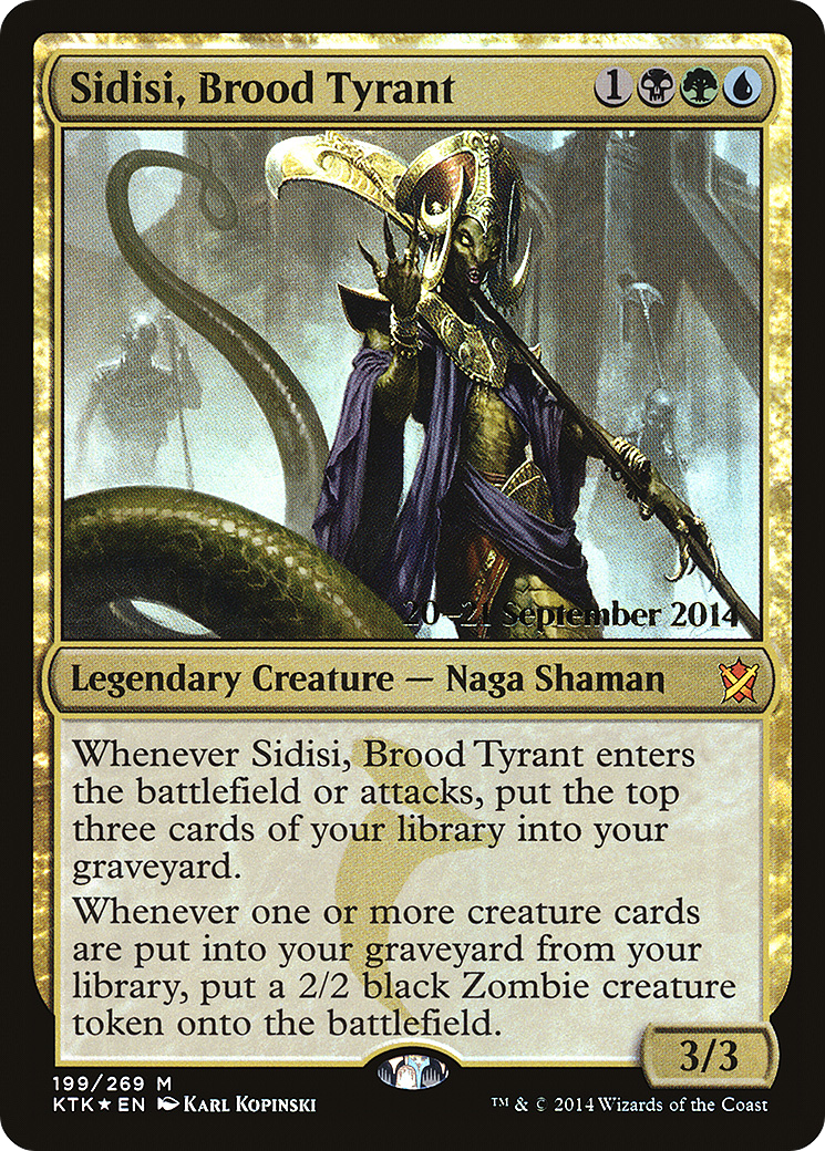 Sidisi, Brood Tyrant [Khans of Tarkir Prerelease Promos] - The Mythic Store | 24h Order Processing