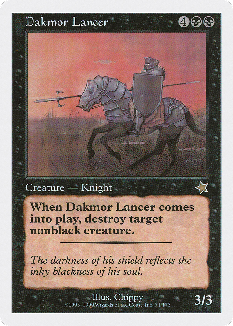 Dakmor Lancer [Starter 1999] - The Mythic Store | 24h Order Processing
