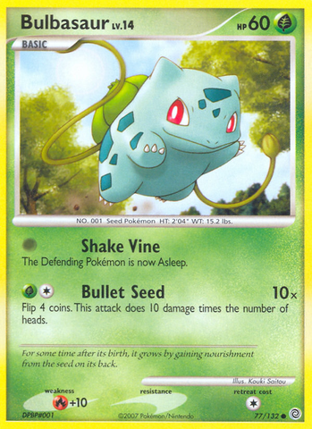 Bulbasaur (77/132) [Diamond & Pearl: Secret Wonders] - The Mythic Store | 24h Order Processing