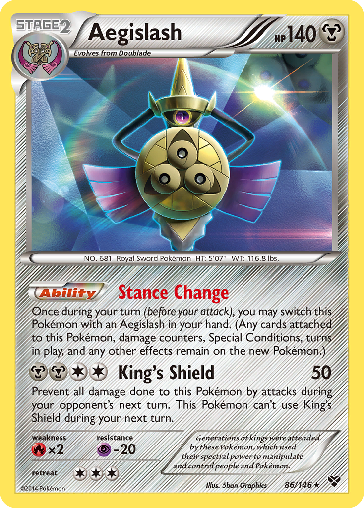 Aegislash (86/146) [XY: Base Set] - The Mythic Store | 24h Order Processing