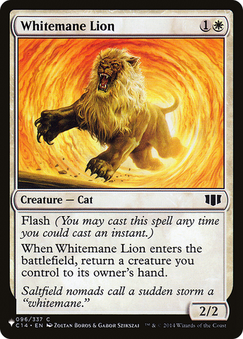 Whitemane Lion (PLC) [The List] - The Mythic Store | 24h Order Processing