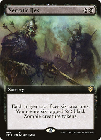 Necrotic Hex (Extended Art) [Commander Legends] - The Mythic Store | 24h Order Processing