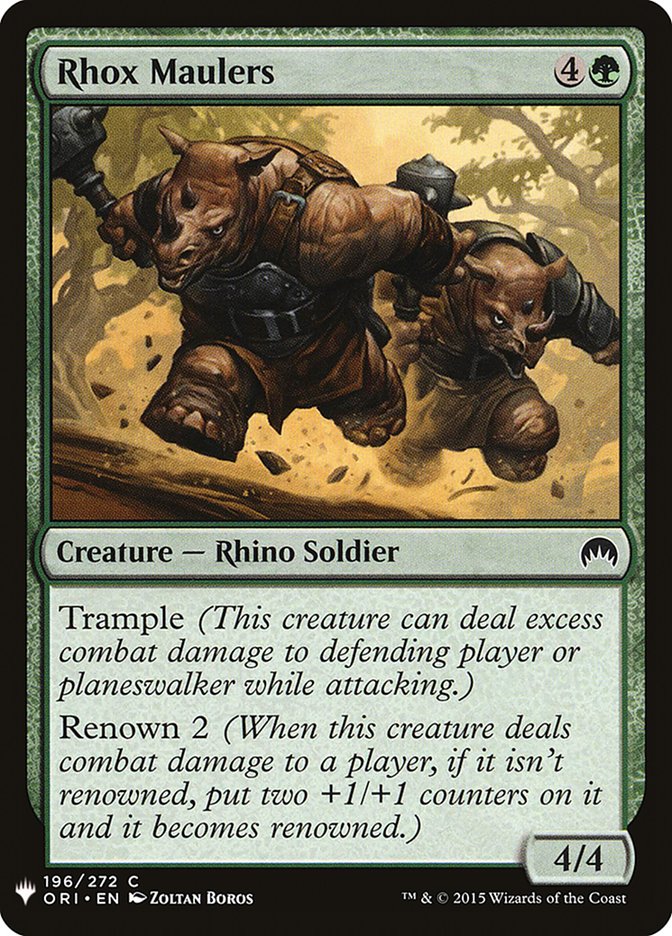 Rhox Maulers [Mystery Booster] - The Mythic Store | 24h Order Processing
