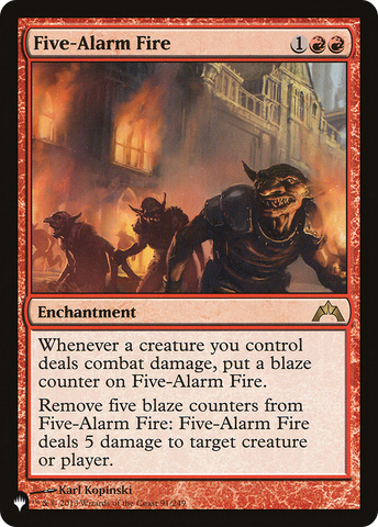 Five-Alarm Fire [The List] - The Mythic Store | 24h Order Processing