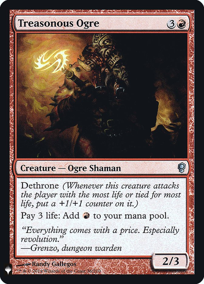 Treasonous Ogre [Mystery Booster] - The Mythic Store | 24h Order Processing