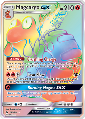 Magcargo GX (218/214) [Sun & Moon: Lost Thunder] - The Mythic Store | 24h Order Processing