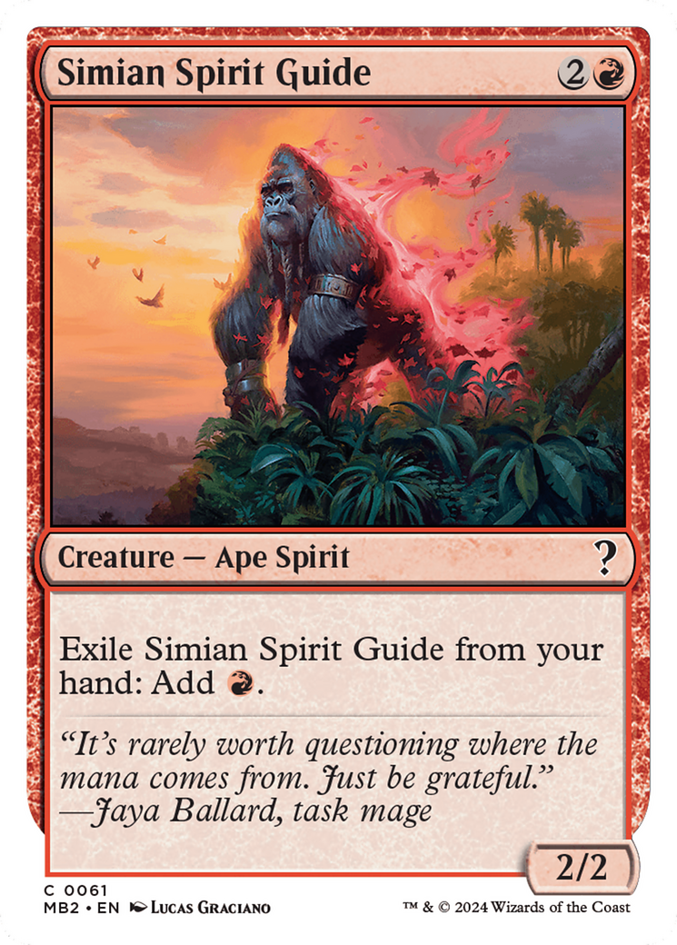 Simian Spirit Guide (White Border) [Mystery Booster 2] - The Mythic Store | 24h Order Processing