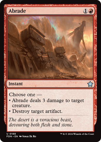 Abrade [Foundations] - The Mythic Store | 24h Order Processing