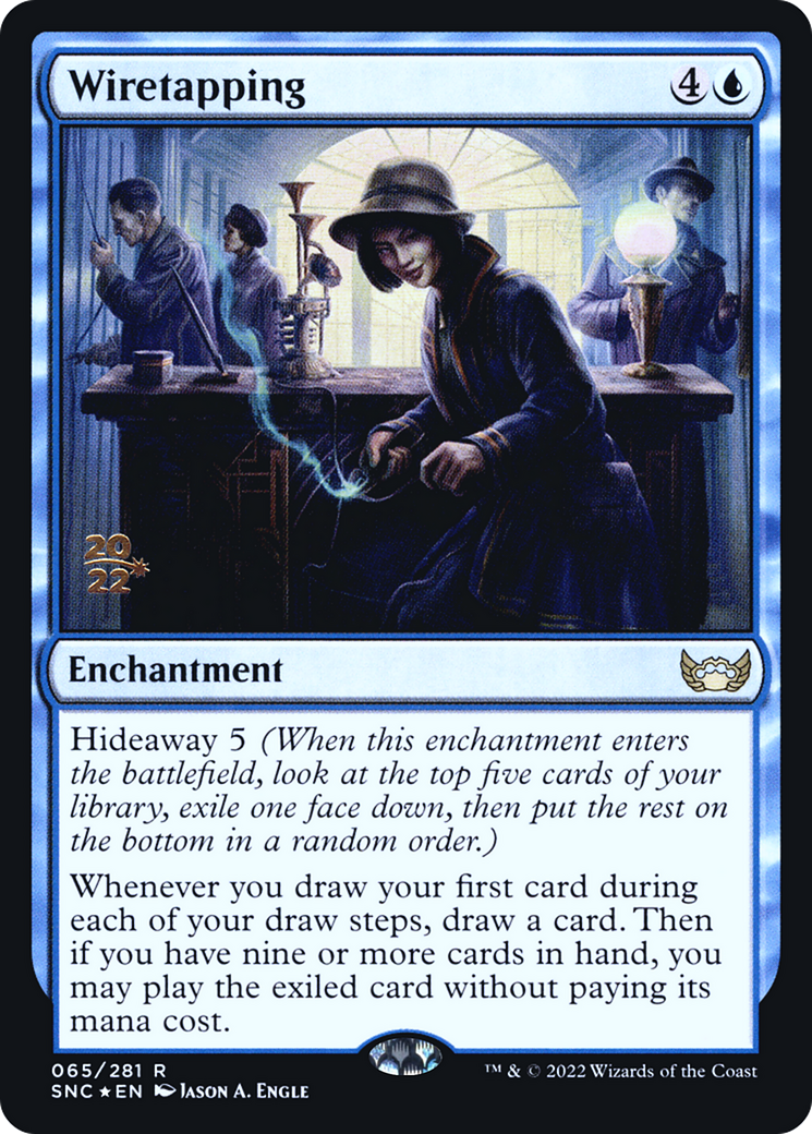 Wiretapping [Streets of New Capenna Prerelease Promos] - The Mythic Store | 24h Order Processing