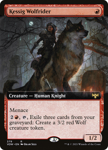Kessig Wolfrider (Extended Art) [Innistrad: Crimson Vow] - The Mythic Store | 24h Order Processing