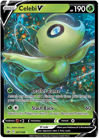 Celebi V (007/198) [Sword & Shield: Chilling Reign] - The Mythic Store | 24h Order Processing