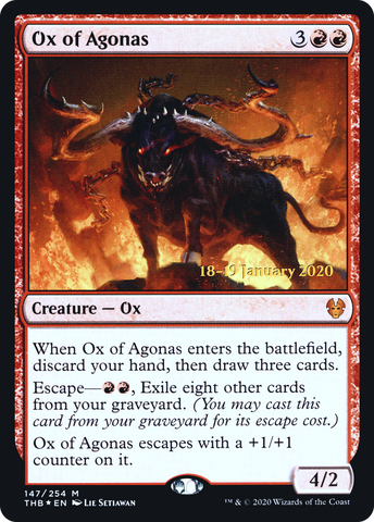 Ox of Agonas [Theros Beyond Death Prerelease Promos] - The Mythic Store | 24h Order Processing