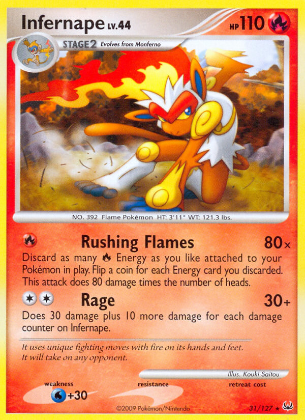 Infernape (31/127) [Platinum: Base Set] - The Mythic Store | 24h Order Processing