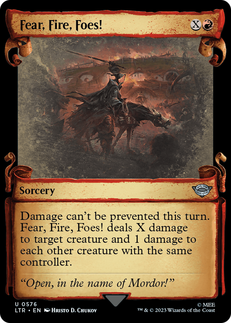 Fear, Fire, Foes! [The Lord of the Rings: Tales of Middle-Earth Showcase Scrolls] - The Mythic Store | 24h Order Processing