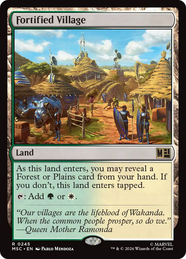 Fortified Village [Marvel Super Heroes Commander] - The Mythic Store | 24h Order Processing