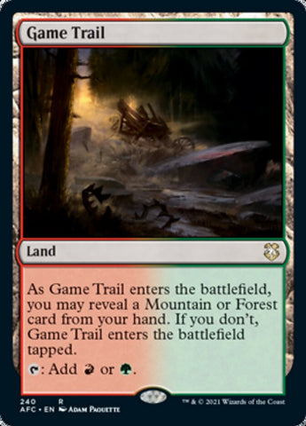 Game Trail [Dungeons & Dragons: Adventures in the Forgotten Realms Commander] - The Mythic Store | 24h Order Processing