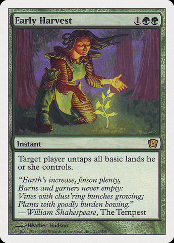 Early Harvest [Ninth Edition] - The Mythic Store | 24h Order Processing