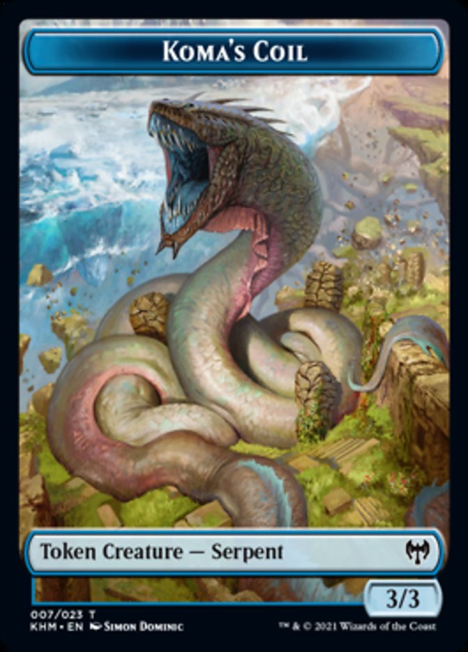 Koma's Coil Token [Kaldheim Tokens] - The Mythic Store | 24h Order Processing