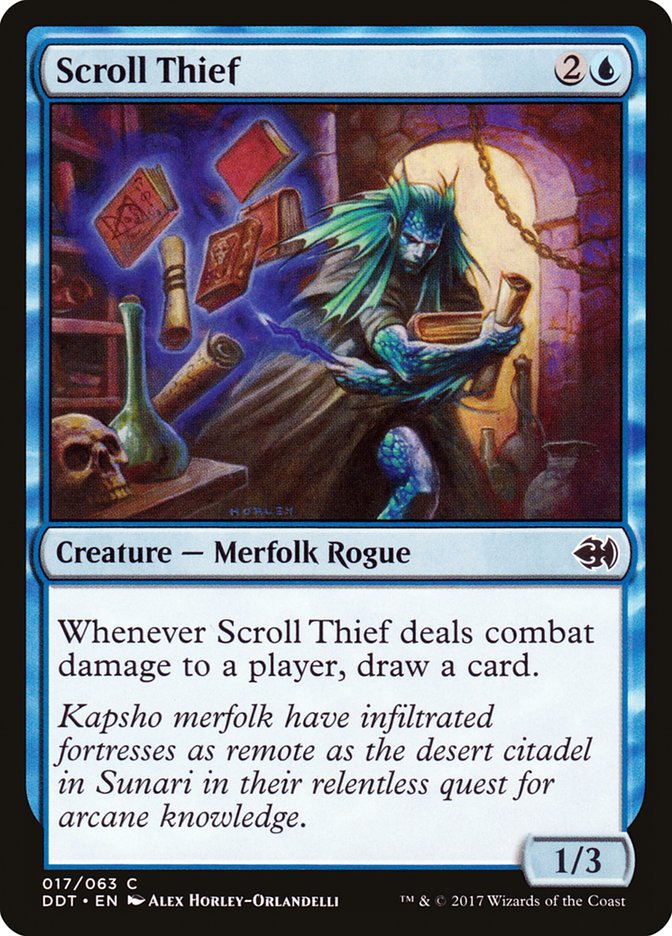 Scroll Thief [Duel Decks: Merfolk vs. Goblins] - The Mythic Store | 24h Order Processing