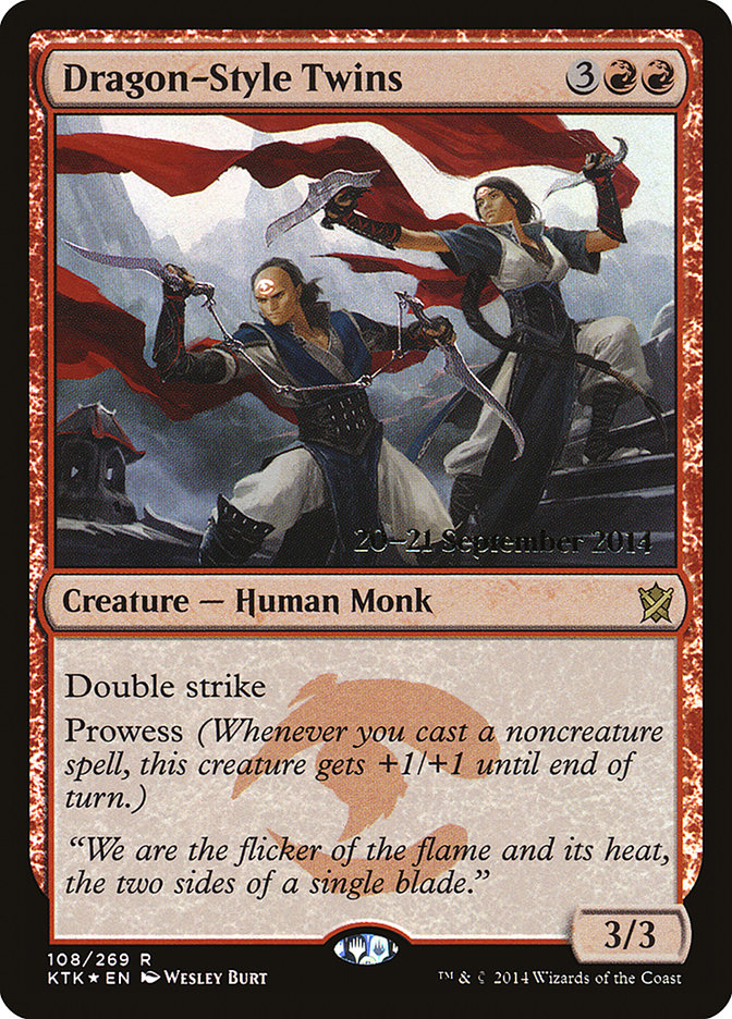 Dragon-Style Twins [Khans of Tarkir Prerelease Promos] - The Mythic Store | 24h Order Processing