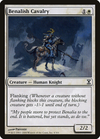 Benalish Cavalry [Time Spiral] - The Mythic Store | 24h Order Processing