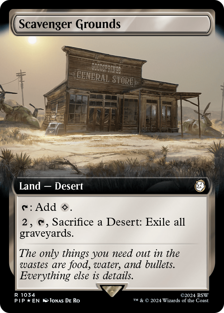 Scavenger Grounds (Extended Art) (Surge Foil) [Fallout] - The Mythic Store | 24h Order Processing