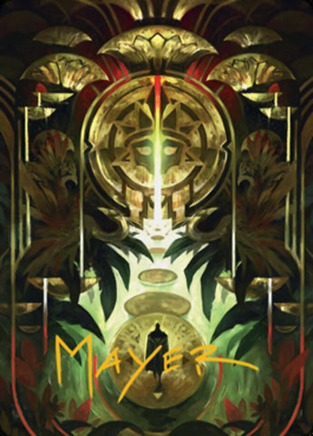 Jetmir's Garden 1 Art Card (Gold-Stamped Signature) [Streets of New Capenna Art Series] - The Mythic Store | 24h Order Processing